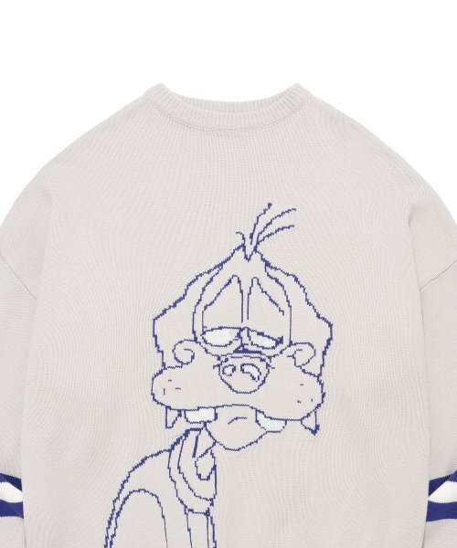 Retriever Club（レトリーバークラブ）の「SLEEPING DOG KNIT [WARM GRAY]（ニット/セーター・レディース・その他・LARGE）」の7枚目の写真
