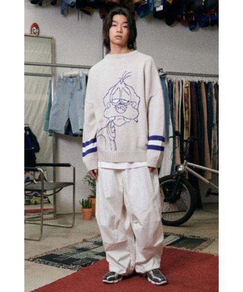 Retriever Club（レトリーバークラブ）の「SLEEPING DOG KNIT [WARM GRAY]（ニット/セーター・レディース・その他・LARGE）」の3枚目の写真