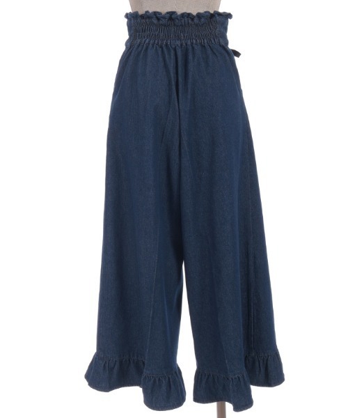 axes femme POETIQUE(アクシーズファムポエティック)の「ハイウエストワイドデニムPT(その他パンツ・レディース・インディゴブルー/ワンウォッシュ・MEDIUM)」の16枚目の写真
