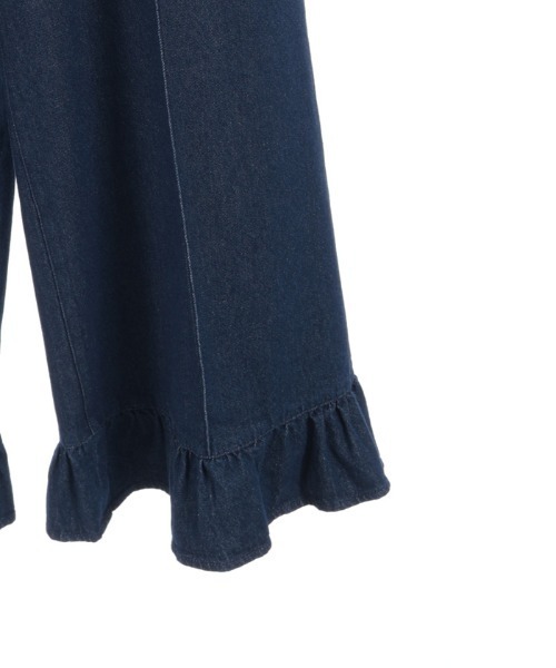 axes femme POETIQUE(アクシーズファムポエティック)の「ハイウエストワイドデニムPT(その他パンツ・レディース・インディゴブルー/ワンウォッシュ・MEDIUM)」の18枚目の写真