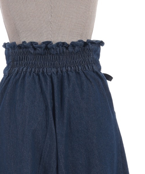 axes femme POETIQUE(アクシーズファムポエティック)の「ハイウエストワイドデニムPT(その他パンツ・レディース・インディゴブルー/ワンウォッシュ・MEDIUM)」の20枚目の写真