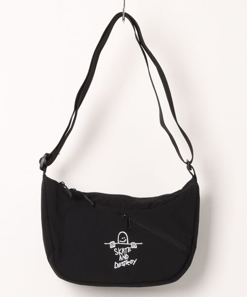 THRASHER(スラッシャー)の「THRASHER BACKSLASH SHOULDER(ST)(ショルダーバッグ・メンズ・ブラック系その他2/ブラック系その他・FREE)」の2枚目の写真