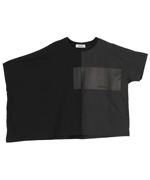 ZUCCa(ズッカ)の「スクエアロゴジャージィー(Tシャツ/カットソー・レディース・ネイビー/ライトグレー/ホワイト/ブラック・M size)」の6枚目の写真