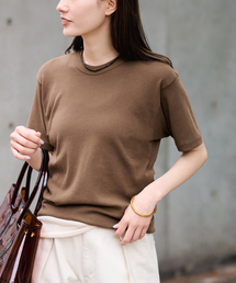 【オシャレ⭐SPICK AND SPAN 】ブラウン　カットソー Spick & Span｜スピック アンド スパンのTシャツ/カットソー（ブラウン