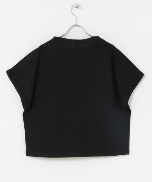 ITEMS URBANRESEARCH（アイテムズ アーバンリサーチ）の「『接触冷感/UVカット』シルケット半袖プリントTシャツ(楽着シリーズ)（Tシャツ/カットソー・レディース・モカ/ホワイト/ブラック/ミント・FREE）」の13枚目の写真