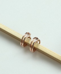 ダブルラインワンタッチピアス