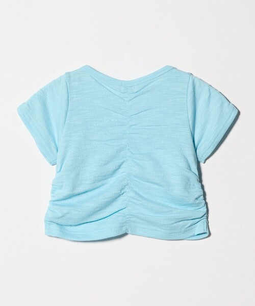 green label relaxing(グリーンレーベルリラクシング)の「【WEB限定】シャーリング Tシャツ / キッズ 100cm-160cm(Tシャツ/カットソー・キッズ・ライム/オレンジ/ライトブルー・100cm/160cm/140cm/150cm/130cm/110cm/120cm)」の18枚目の写真