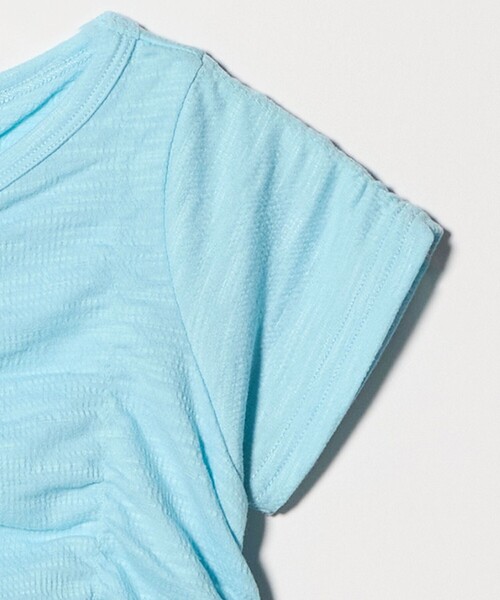 green label relaxing(グリーンレーベルリラクシング)の「【WEB限定】シャーリング Tシャツ / キッズ 100cm-160cm(Tシャツ/カットソー・キッズ・ライム/オレンジ/ライトブルー・100cm/160cm/140cm/150cm/130cm/110cm/120cm)」の20枚目の写真