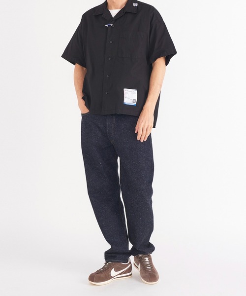 Maison MIHARA YASUHIRO（メゾンミハラヤスヒロ）の「【in・stru(men-tal).】HIGH DENSITY OX SS SHIRTS（シャツ/ブラウス・メンズ・ホワイト/ブラック・48/46/44）」の4枚目の写真