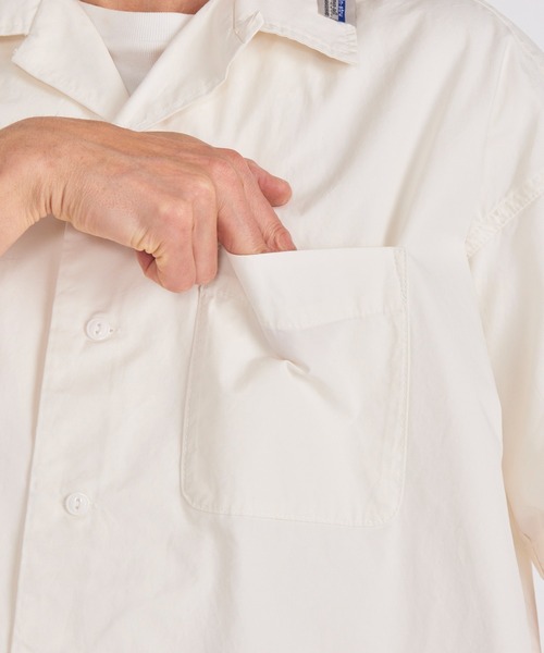 Maison MIHARA YASUHIRO（メゾンミハラヤスヒロ）の「【in・stru(men-tal).】HIGH DENSITY OX SS SHIRTS（シャツ/ブラウス・メンズ・ホワイト/ブラック・48/46/44）」の7枚目の写真
