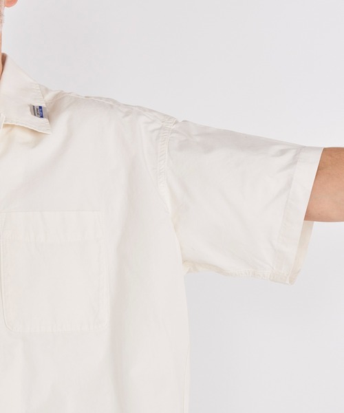 Maison MIHARA YASUHIRO（メゾンミハラヤスヒロ）の「【in・stru(men-tal).】HIGH DENSITY OX SS SHIRTS（シャツ/ブラウス・メンズ・ホワイト/ブラック・48/46/44）」の9枚目の写真