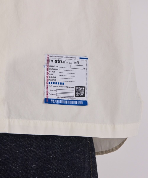 Maison MIHARA YASUHIRO（メゾンミハラヤスヒロ）の「【in・stru(men-tal).】HIGH DENSITY OX SS SHIRTS（シャツ/ブラウス・メンズ・ホワイト/ブラック・48/46/44）」の11枚目の写真