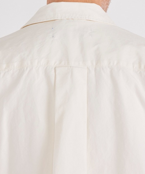 Maison MIHARA YASUHIRO（メゾンミハラヤスヒロ）の「【in・stru(men-tal).】HIGH DENSITY OX SS SHIRTS（シャツ/ブラウス・メンズ・ホワイト/ブラック・48/46/44）」の15枚目の写真