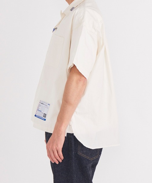 Maison MIHARA YASUHIRO（メゾンミハラヤスヒロ）の「【in・stru(men-tal).】HIGH DENSITY OX SS SHIRTS（シャツ/ブラウス・メンズ・ホワイト/ブラック・48/46/44）」の17枚目の写真