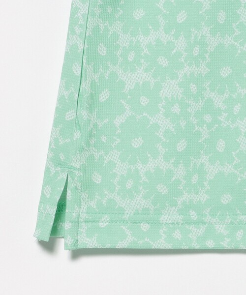 BEAMS GOLF(ビームスゴルフ)の「PURPLE LABEL / シャドー フラワープリント ポロシャツ(ポロシャツ・レディース・ミント/ブルー・SMALL/MEDIUM/LARGE)」の10枚目の写真