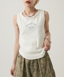 w closet | フリルロゴタンク(Tシャツ/カットソー)