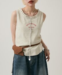 w closet | フリルロゴタンク(Tシャツ/カットソー)