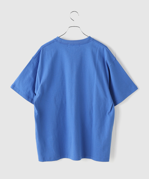 Diaspora Skateboards(ディアスポラスケートボーズ)の「DIASPORA SKATEBOARDS/ディアスポラスケートボード Slow Days Tee(Tシャツ/カットソー・メンズ・ブルー/チャコールグレー・LARGE/MEDIUM)」の5枚目の写真