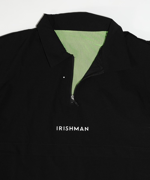 IRISHMAN(アイリッシュマン)の「AIR DRY NYLON HALF-ZIP(MENS)(ブルゾン・メンズ・ブラック/ベージュ・XL/L/M)」の9枚目の写真