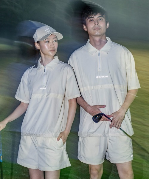 IRISHMAN(アイリッシュマン)の「AIR DRY NYLON HALF-ZIP(MENS)(ブルゾン・メンズ・ブラック/ベージュ・XL/L/M)」の19枚目の写真