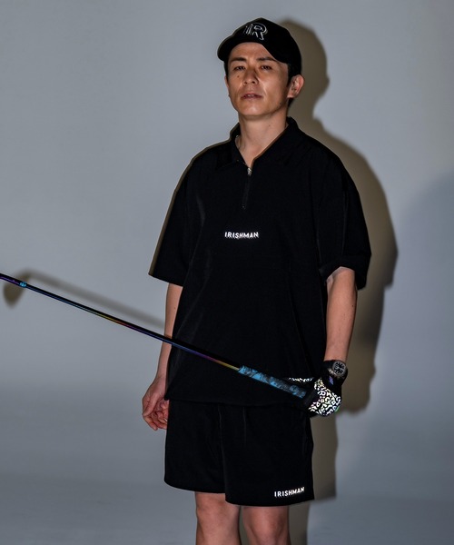 IRISHMAN(アイリッシュマン)の「AIR DRY NYLON HALF-ZIP(MENS)(ブルゾン・メンズ・ブラック/ベージュ・XL/L/M)」の22枚目の写真