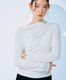 kiehtova | 【kiehtova】VEIL DRAPE TOPS/ヴェール ドレープ トップス(Tシャツ/カットソー)