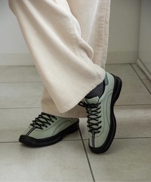 square toe bi color stitch sneaker / スクエアトゥバイカラーステッチスニーカー