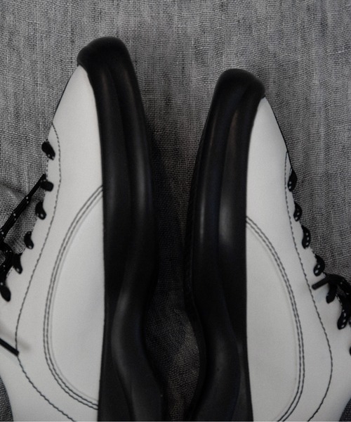 lawgy(ラウジー)の「square toe bi color stitch sneaker / スクエアトゥバイカラーステッチスニーカー(スニーカー・レディース・ホワイト/ミント/ブラック・LARGE/MEDIUM/SMALL)」の8枚目の写真