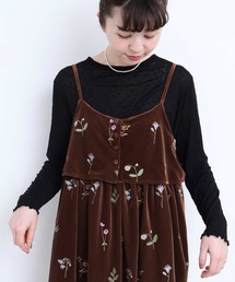 l'atelier du savon | すけすけドット クルーネックロンT(Tシャツ/カットソー)