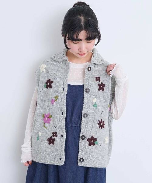 l'atelier du savon(アトリエドサボン)の「すけすけドット クルーネックロンT(Tシャツ/カットソー・レディース・アイボリー/ブラック・FREE)」の12枚目の写真