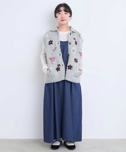 l'atelier du savon(アトリエドサボン)の「すけすけドット クルーネックロンT(Tシャツ/カットソー・レディース・アイボリー/ブラック・FREE)」の16枚目の写真