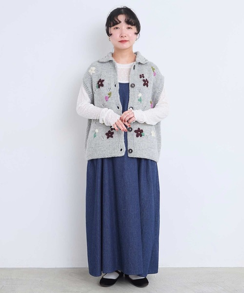 l'atelier du savon(アトリエドサボン)の「すけすけドット クルーネックロンT(Tシャツ/カットソー・レディース・アイボリー/ブラック・FREE)」の17枚目の写真