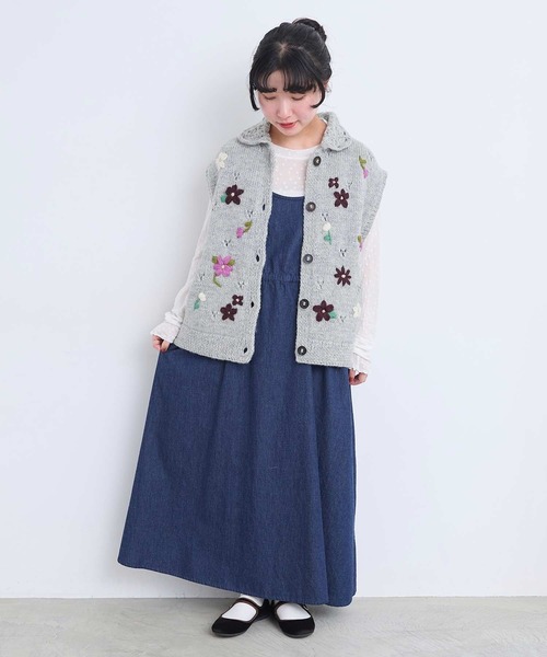 l'atelier du savon(アトリエドサボン)の「すけすけドット クルーネックロンT(Tシャツ/カットソー・レディース・アイボリー/ブラック・FREE)」の22枚目の写真