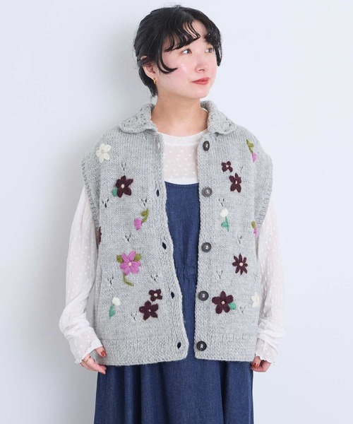l'atelier du savon（アトリエドサボン）の「すけすけドット　クルーネックロンＴ（Tシャツ/カットソー・レディース・アイボリー/ブラック・FREE）」の13枚目の写真