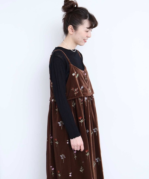 l'atelier du savon(アトリエドサボン)の「すけすけドット クルーネックロンT(Tシャツ/カットソー・レディース・アイボリー/ブラック・FREE)」の4枚目の写真