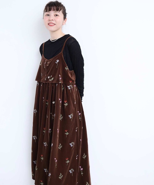 l'atelier du savon(アトリエドサボン)の「すけすけドット クルーネックロンT(Tシャツ/カットソー・レディース・アイボリー/ブラック・FREE)」の6枚目の写真