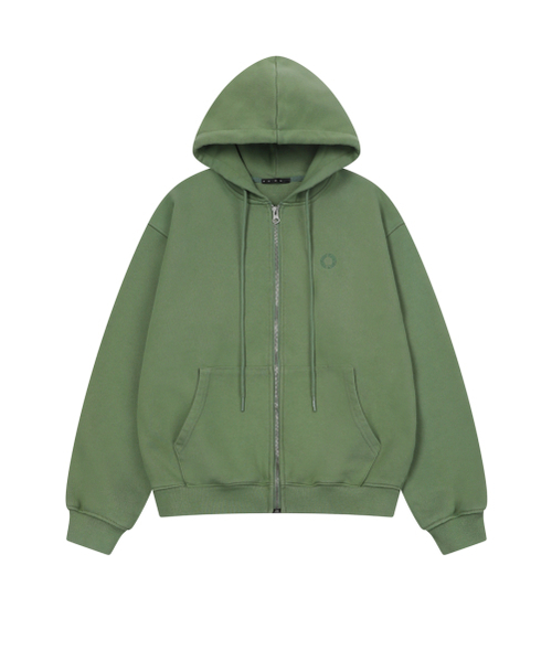 PYCD ZIP HOODIE (OLIVE)（パーカー）｜CHIN DOWN（チンダウン）の