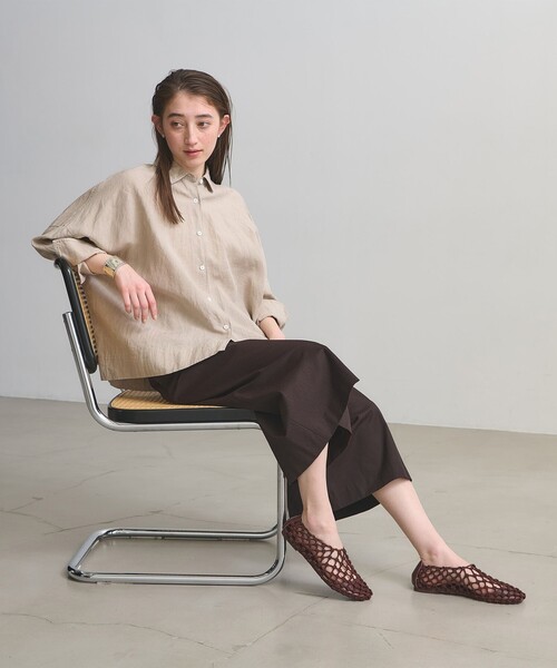 UNITED ARROWS(ユナイテッドアローズ)の「コード フラットシューズ(その他シューズ・レディース・ブラック/ブラウン系・37/36/38/35/36h/37h/35h)」の4枚目の写真