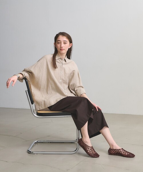 UNITED ARROWS(ユナイテッドアローズ)の「コード フラットシューズ(その他シューズ・レディース・ブラック/ブラウン系・37/36/38/35/36h/37h/35h)」の5枚目の写真