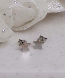 星型シンプルモチーフピアス【アレルギー対応】