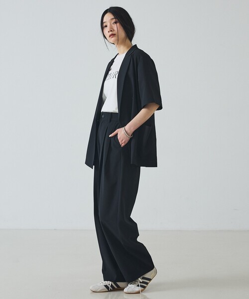 abahouse mavie(アバハウスマヴィ)の「【UVカット・速乾】エアリードライ タックパンツ(その他パンツ・レディース・ベージュ/ブラウン/ブラック・36/38/40)」の16枚目の写真