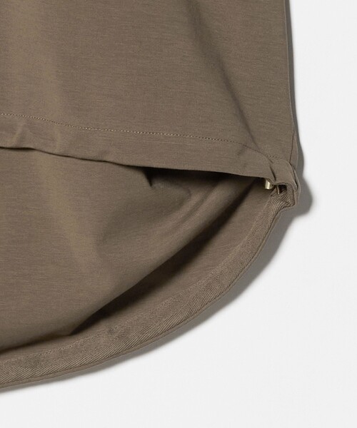 A DAY IN THE LIFE UNITED ARROWS(アデイインザライフユナイテッドアローズ)の「ポンチ ドロストTシャツ ‐吸水速乾・接触冷感‐<A DAY IN THE LIFE>(Tシャツ/カットソー・レディース・モカ/オフホワイト/ネイビー・FREE)」の12枚目の写真