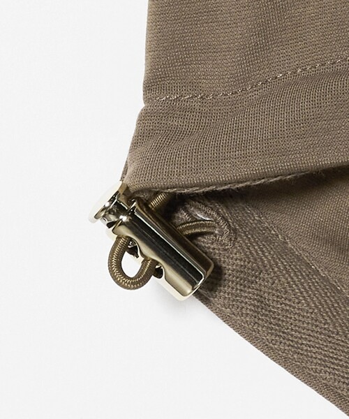 A DAY IN THE LIFE UNITED ARROWS(アデイインザライフユナイテッドアローズ)の「ポンチ ドロストTシャツ ‐吸水速乾・接触冷感‐<A DAY IN THE LIFE>(Tシャツ/カットソー・レディース・モカ/オフホワイト/ネイビー・FREE)」の13枚目の写真