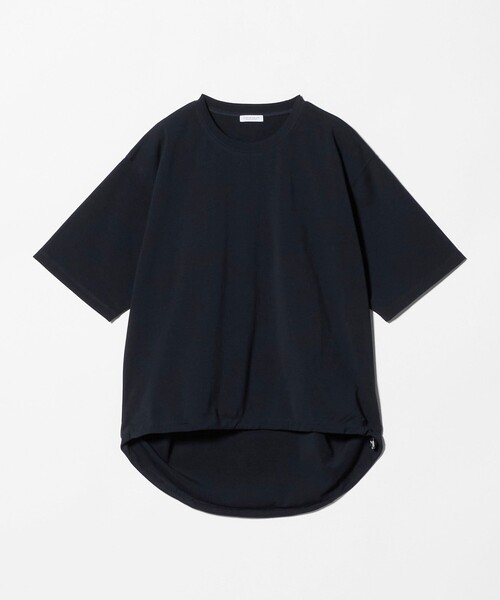 A DAY IN THE LIFE UNITED ARROWS(アデイインザライフユナイテッドアローズ)の「ポンチ ドロストTシャツ ‐吸水速乾・接触冷感‐<A DAY IN THE LIFE>(Tシャツ/カットソー・レディース・モカ/オフホワイト/ネイビー・FREE)」の17枚目の写真