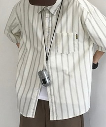 KELVIN（ケルヴァン）の「Natural Stripe Shirt ナチュラルストライプシャツ（シャツ/ブラウス）」