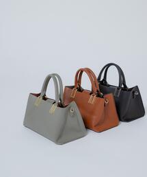 NATURAL BEAUTY BASIC | スクエアメタルトート(トートバッグ)