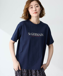 ロゴプリントTシャツ【接触冷感・UVカット・オーガニックコットンブレンド】