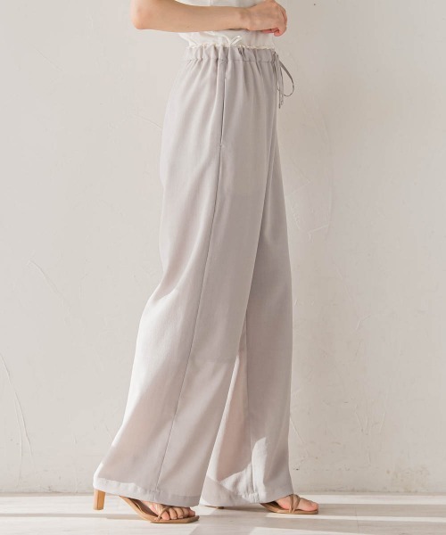 Droite lautreamont(ドロワットロートレアモン)の「サスティナクールブッチャーパンツ(その他パンツ・レディース・ベージュ/ネイビー/ブラウン・M)」の20枚目の写真