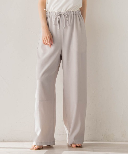 Droite lautreamont(ドロワットロートレアモン)の「サスティナクールブッチャーパンツ(その他パンツ・レディース・ベージュ/ネイビー/ブラウン・M)」の19枚目の写真