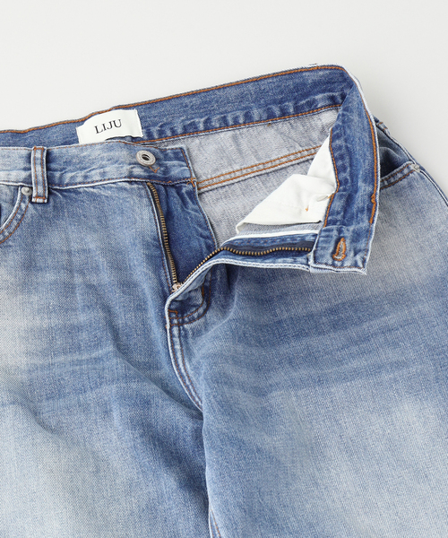 WISM（ウィズム）の「Liju / リジュ Gallery SELVEDGE SIGNATURE DENIM（デニムパンツ・メンズ・ライトブルー・30/32/34）」の5枚目の写真